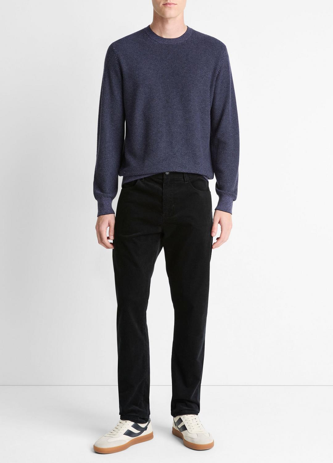 Dylan Slim 5-Pocket Stretch-Cotton Corduroy Pant in Trousers - BLACK