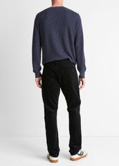 Dylan Slim 5-Pocket Stretch-Cotton Corduroy Pant in Trousers - BLACK