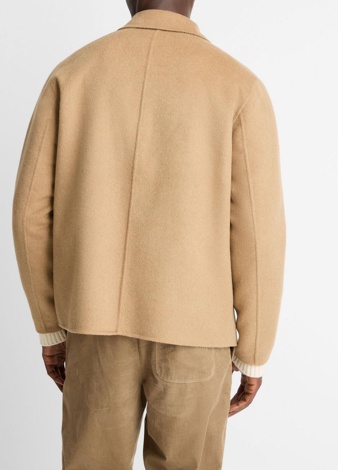 Splittable Wool-Blend Zip-Front Jacket in Jackets - CAMELLO