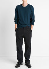 Pima Cotton Piqué Long-Sleeve T-Shirt in Long Sleeve - RAPIDS