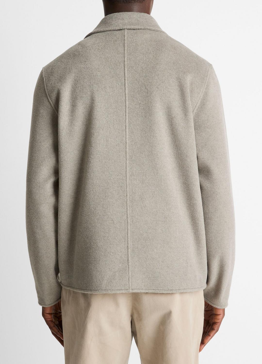 Double-Knit Chore Jacket in Jackets - DARK DUNE/LIGHT DUNE