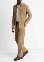 Louie Relaxed Cotton Corduroy Elastic-Waist Pant in Trousers - TETON