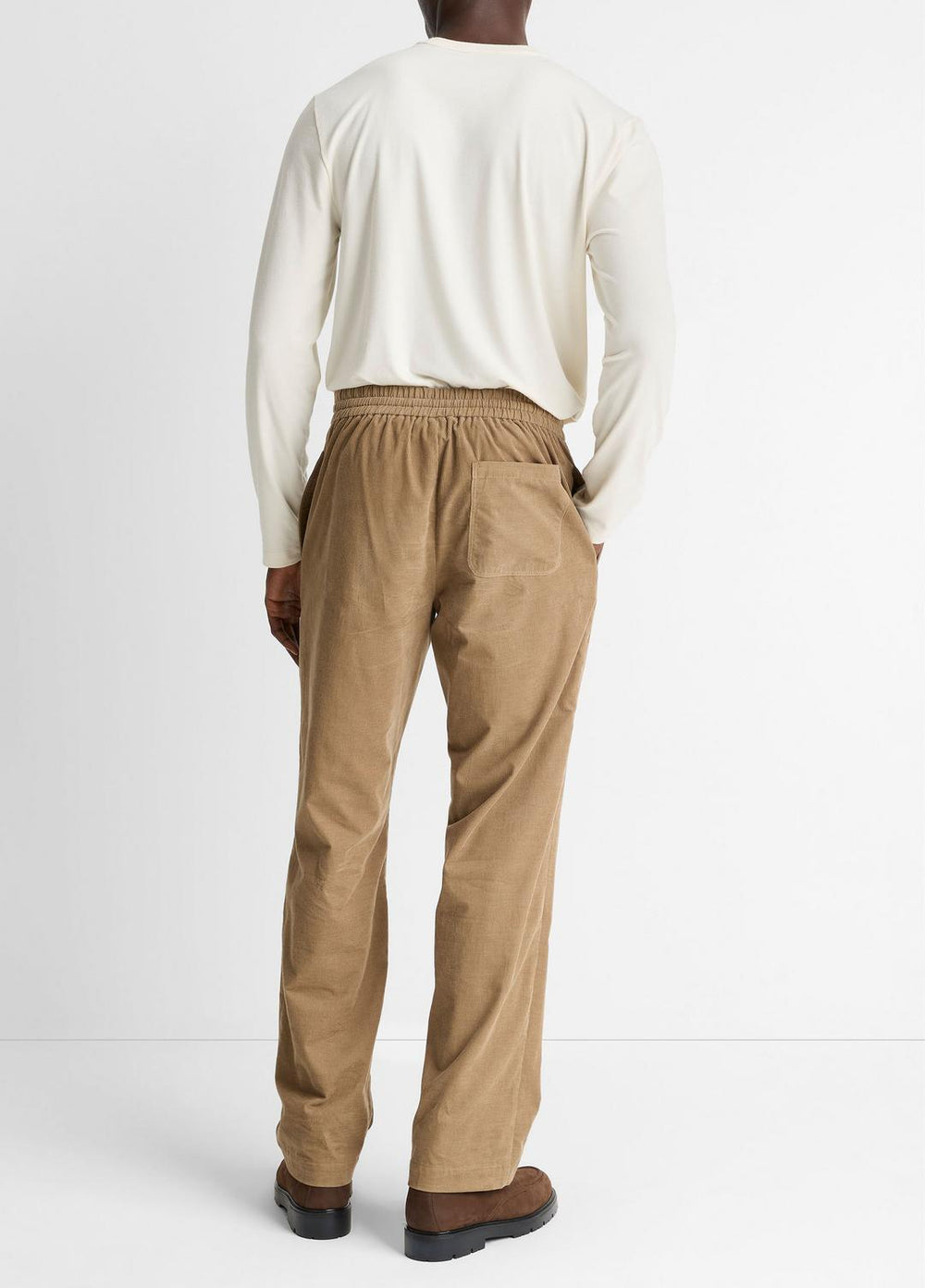 Louie Relaxed Cotton Corduroy Elastic-Waist Pant in Trousers - TETON