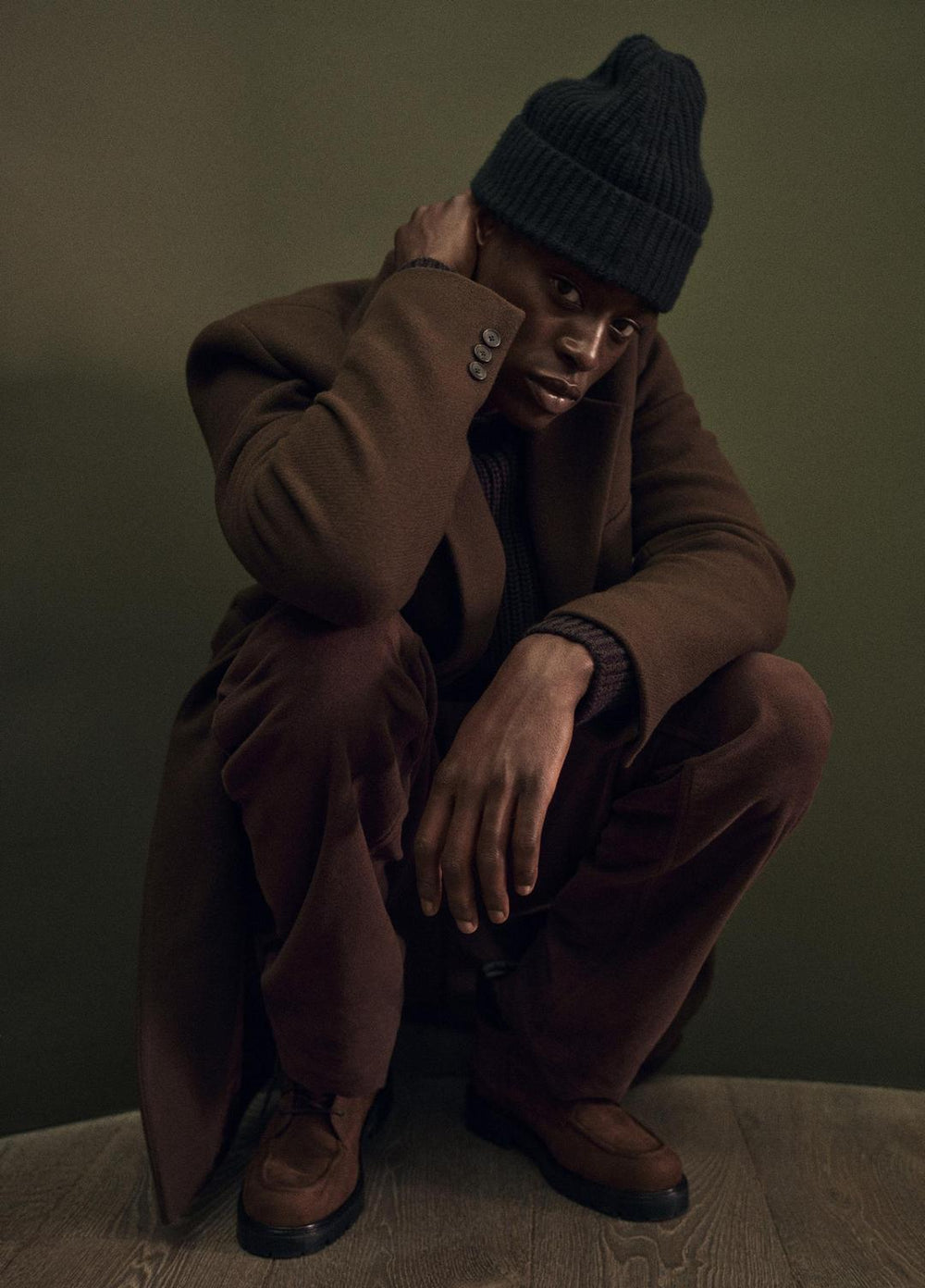 Splittable Wool-Cashmere Single-Breasted Topcoat in Coats - MISSION