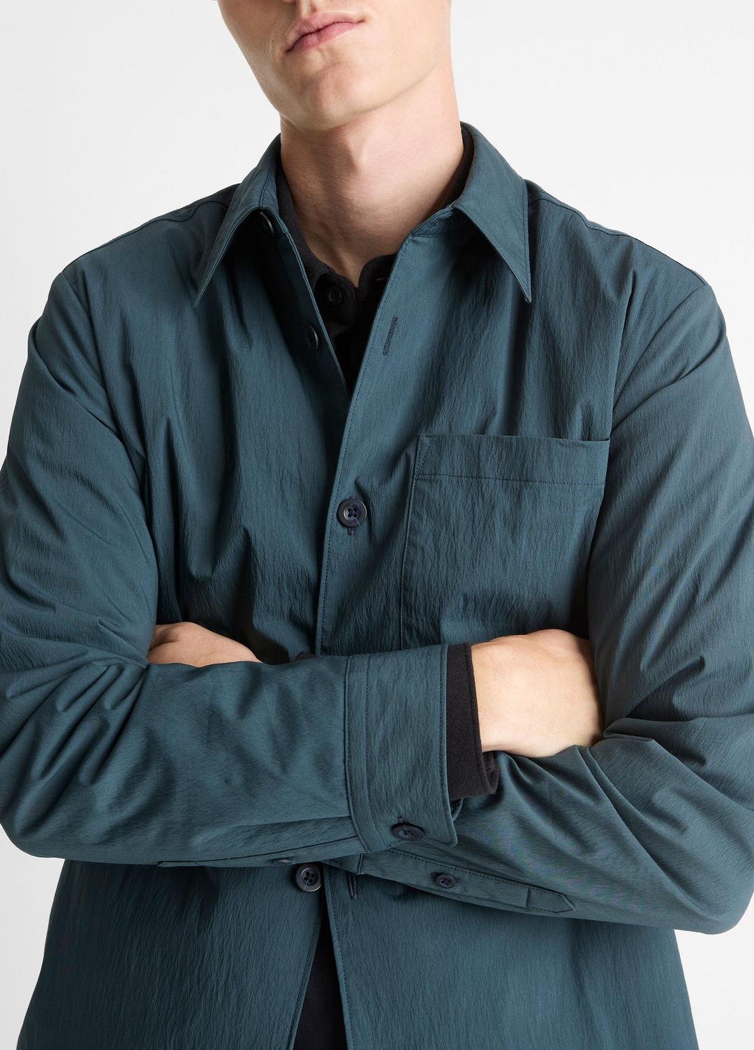 Insulated Tech-Cotton Shirt Jacket in Shirt Jackets - CLEAR LAKE