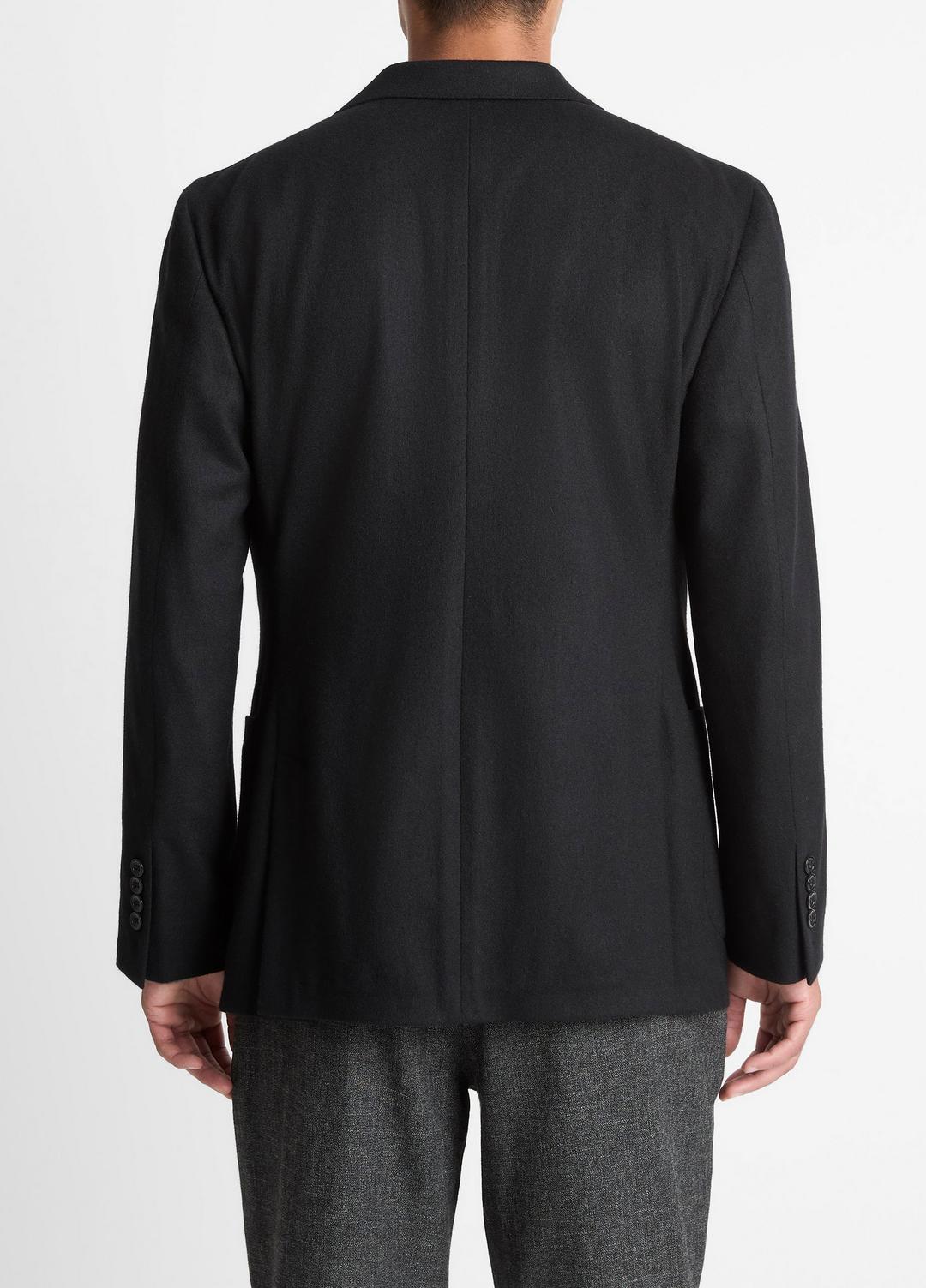 Cashmere Relaxed Sport Coat in Blazers - BLACK