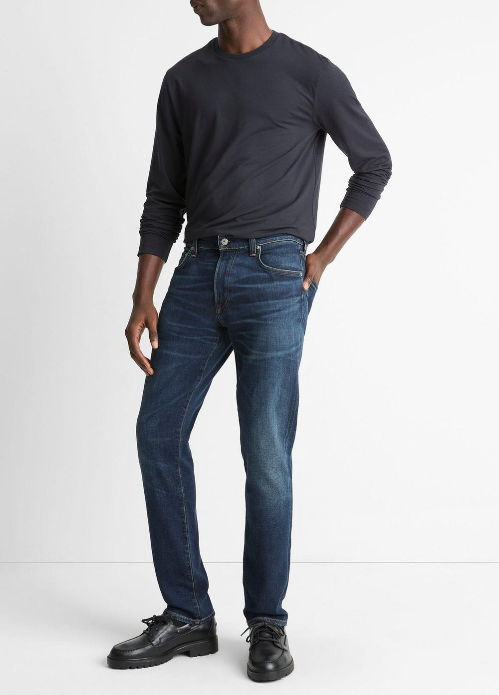 Citizens of Humanity Gage Slim Straight Jean in Denim - PROSPECT