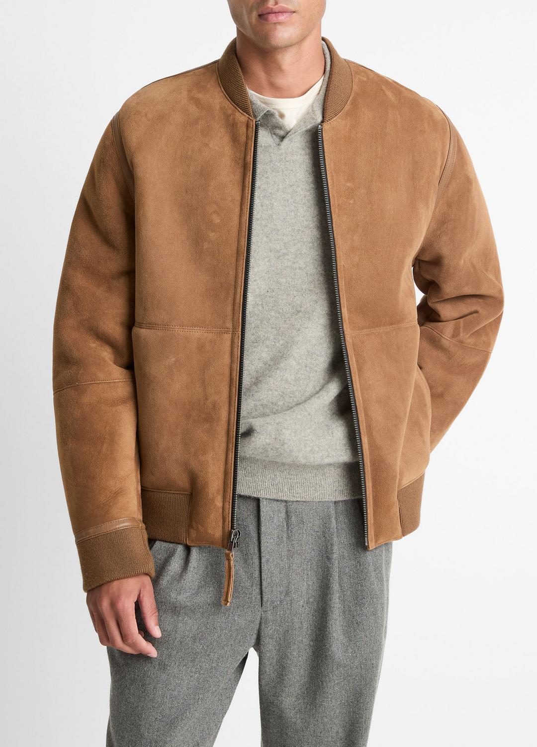 Shearling Bomber Jacket in Jackets - HIGHLAND