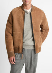 Shearling Bomber Jacket in Jackets - HIGHLAND