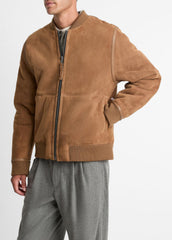 Shearling Bomber Jacket in Jackets - HIGHLAND