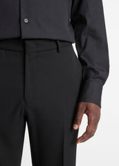 Stretch-Wool Classic Pant in Trousers - BLACK