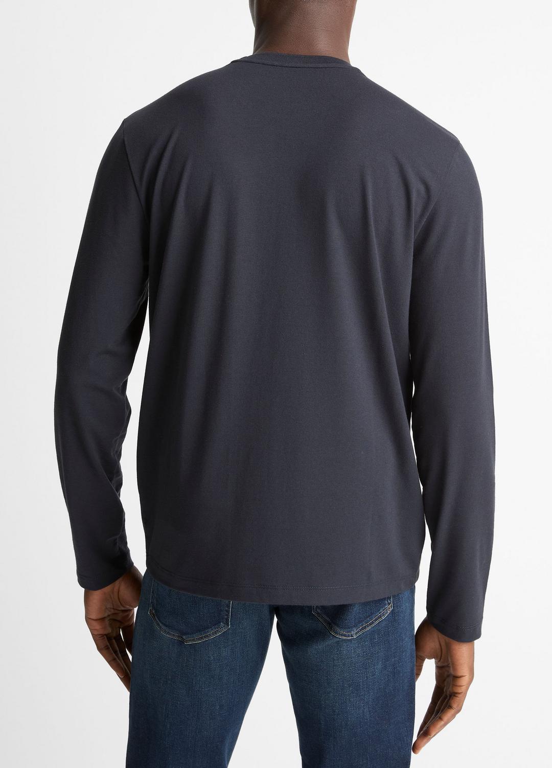Triblend Jersey Long-Sleeve T-Shirt in Long Sleeve - COASTAL BLUE