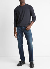 Triblend Jersey Long-Sleeve T-Shirt in Long Sleeve - COASTAL BLUE