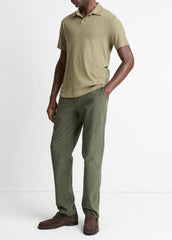 Owen Athletic Stretch-Cotton Pant in Trousers - SYCAMORE
