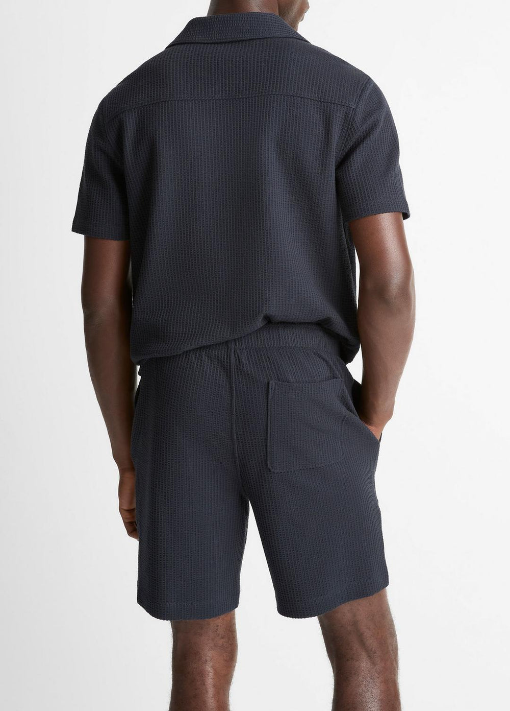Seersucker-Knit Stretch-Cotton Short in Shorts - COASTAL BLUE