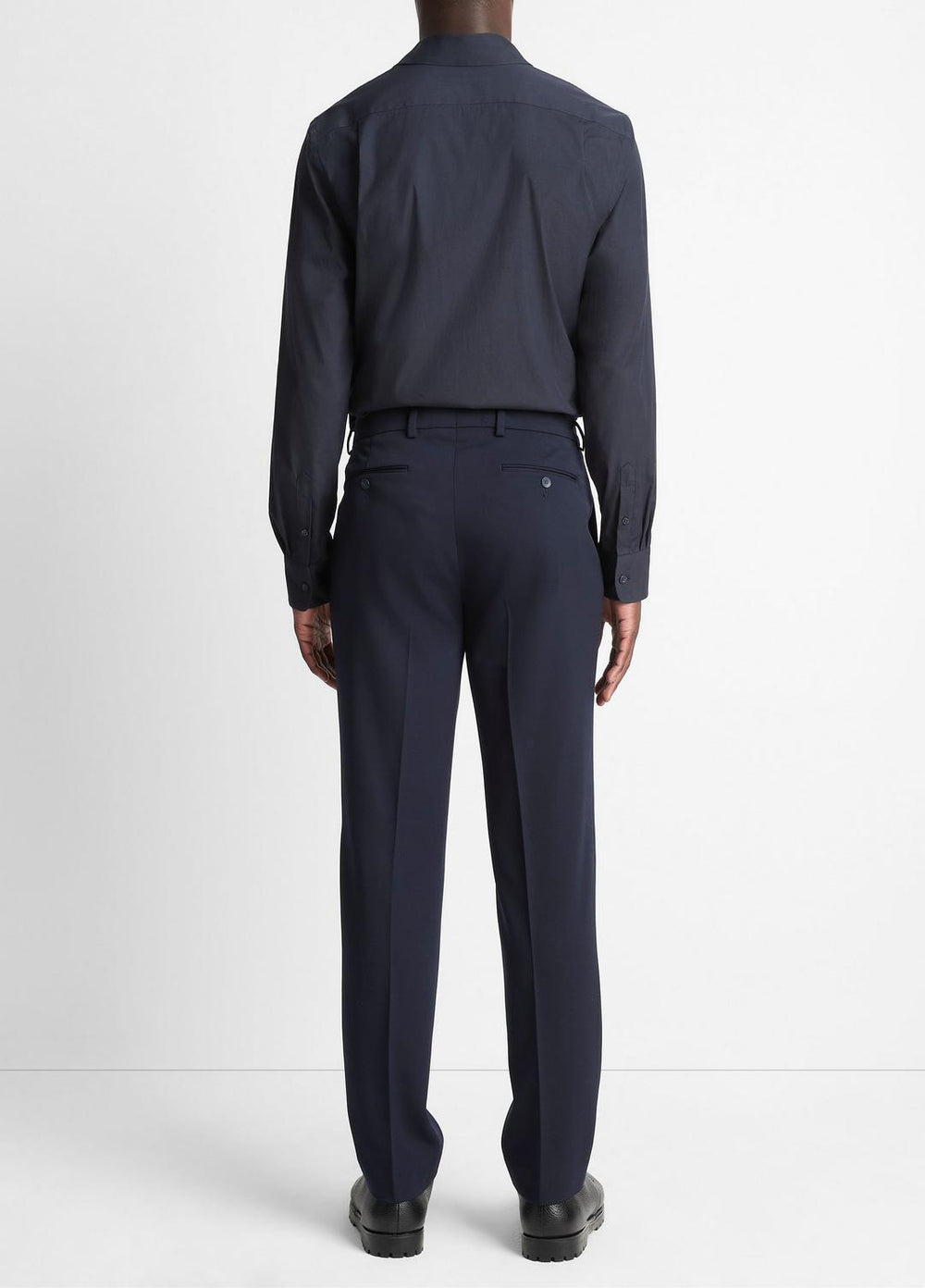 Stretch-Wool Classic Pant in Trousers - COASTAL BLUE