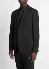 Stretch-Wool Relaxed Sport Coat in Blazers - BLACK