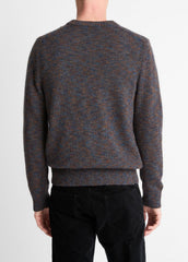 Multi-Mix Alpaca-Merino Wool Sweater in Crew Neck - COASTAL COMBO