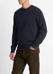 Cashmere Crew Neck Sweater in Crew Neck - COASTAL BLUE