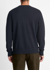 Cashmere Crew Neck Sweater in Crew Neck - COASTAL BLUE