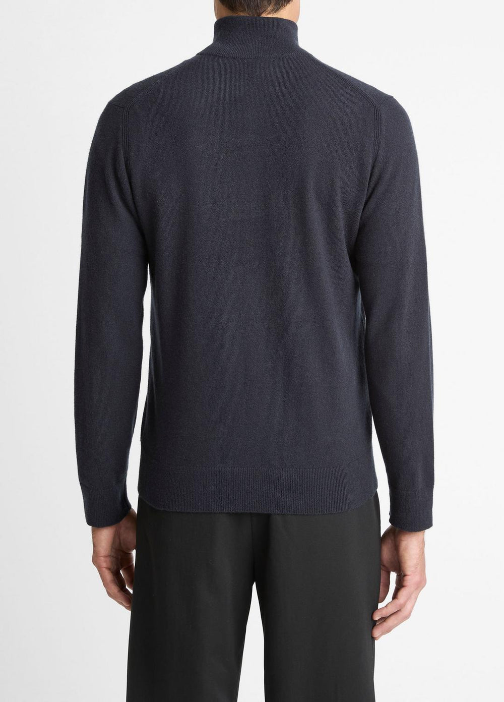 Cashmere Quarter-Zip Sweater in Quarter Zip - COASTAL BLUE