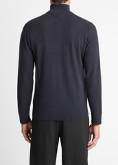 Cashmere Quarter-Zip Sweater in Quarter Zip - COASTAL BLUE