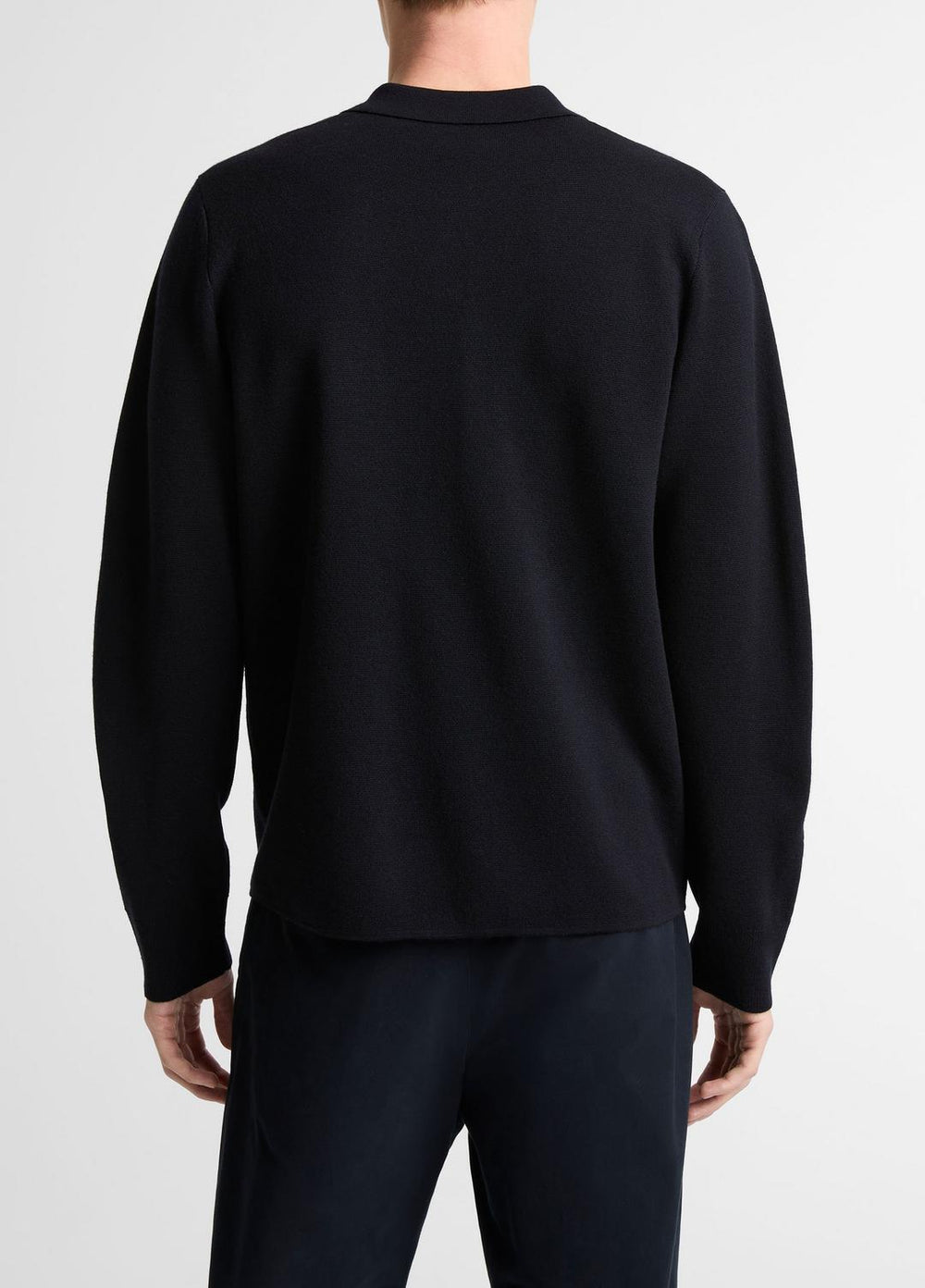 Italian Merino Wool Milano Polo Sweater in Sweaters - COASTAL BLUE