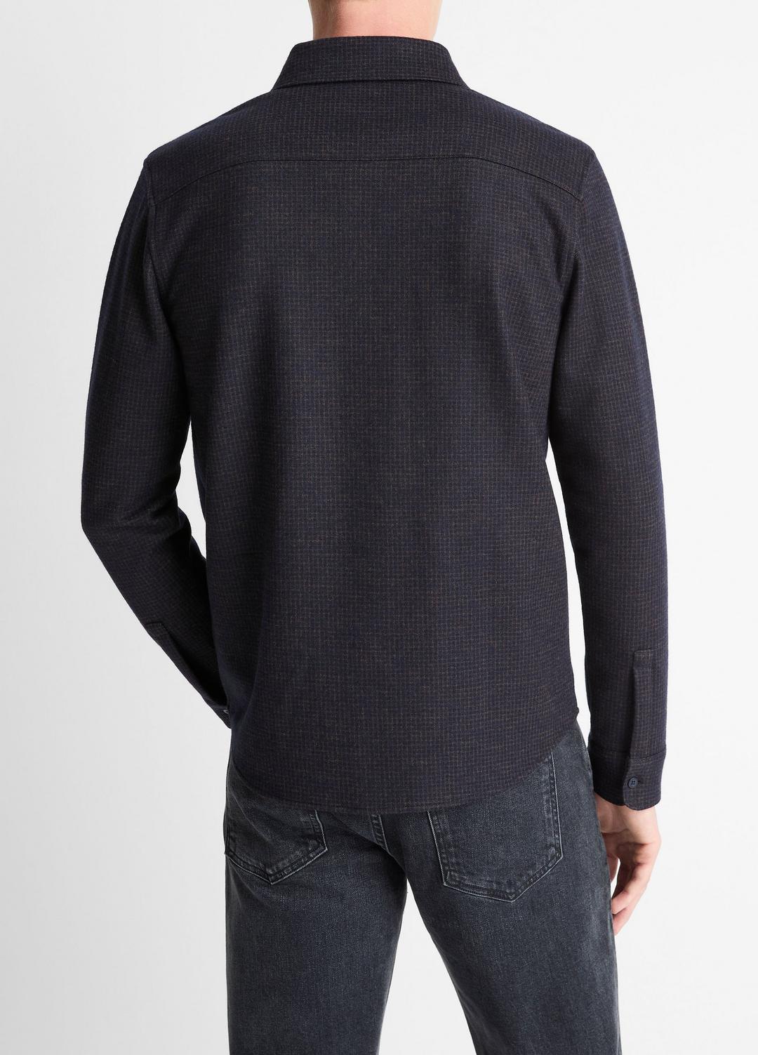 Tattersall Plaid Button-Down Shirt in Long Sleeve - COASTAL BLUE/DARK JASPER