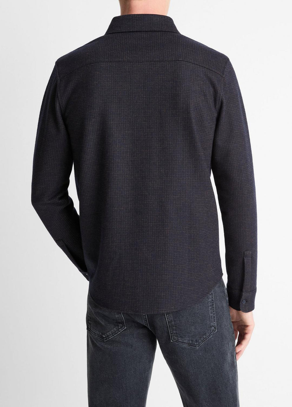 Tattersall Plaid Button-Down Shirt in Long Sleeve - COASTAL BLUE/DARK JASPER