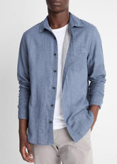Double Face Long Sleeve in Long Sleeve - CHAMBRAY
