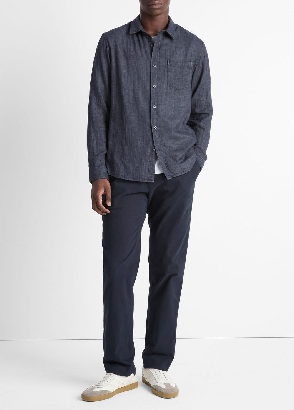 Double Face Long Sleeve in Long Sleeve - HEATHER COASTAL