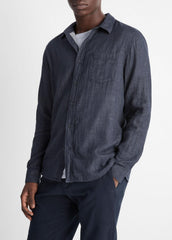 Double Face Long Sleeve in Long Sleeve - HEATHER COASTAL