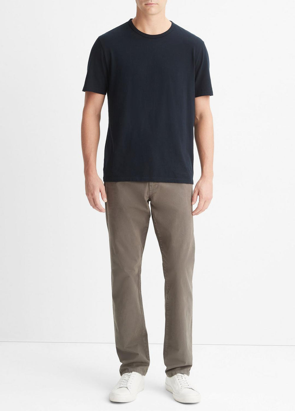 Garment Dye Cotton T-Shirt in T-Shirts & Polos - WASHED COASTAL