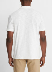 Classic Slub Polo Shirt in Henleys & Polos - WHITE
