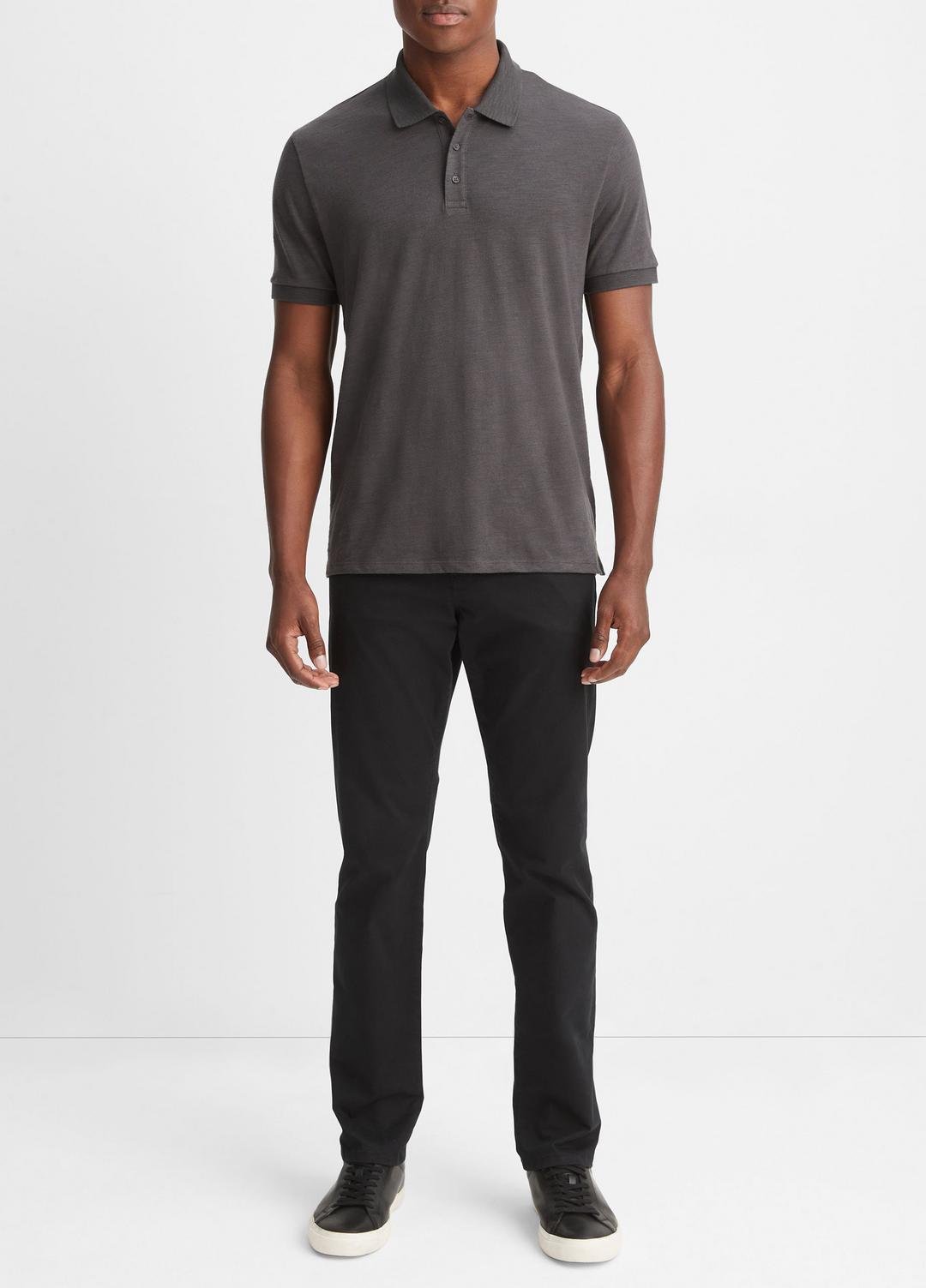 Classic Slub Polo Shirt in Henleys & Polos - SPHERE