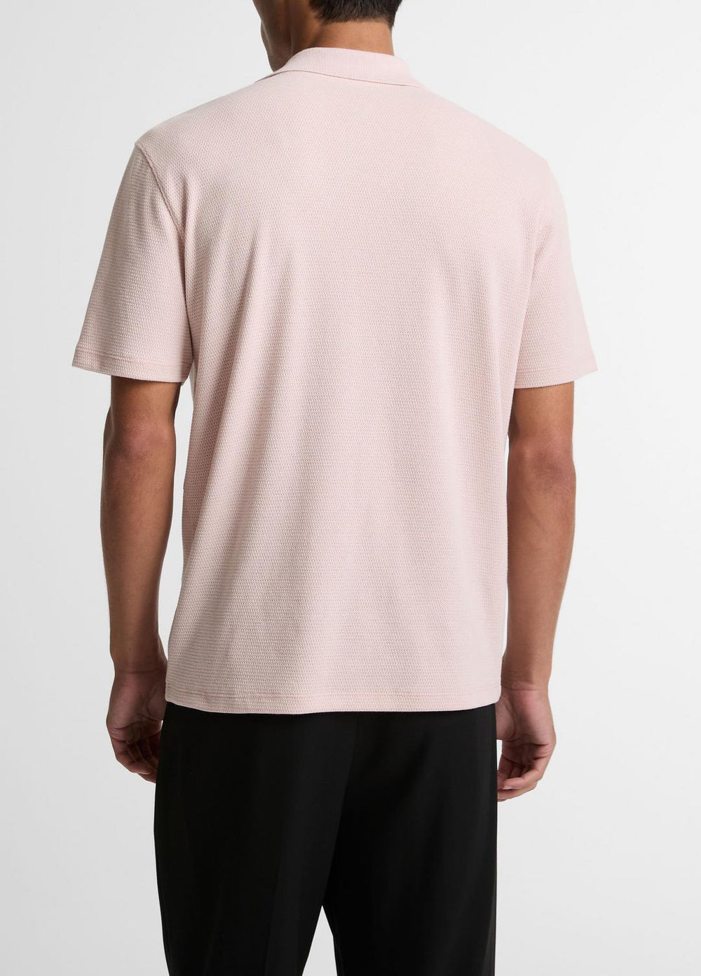 Cotton-Blend Johnny-Collar Polo Shirt in Henleys & Polos - PARADISE