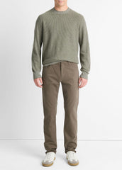Dylan Slim 5-Pocket Peached Stretch-Cotton Pant in Trousers - FROG