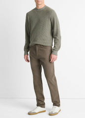 Dylan Slim 5-Pocket Peached Stretch-Cotton Pant in Trousers - FROG