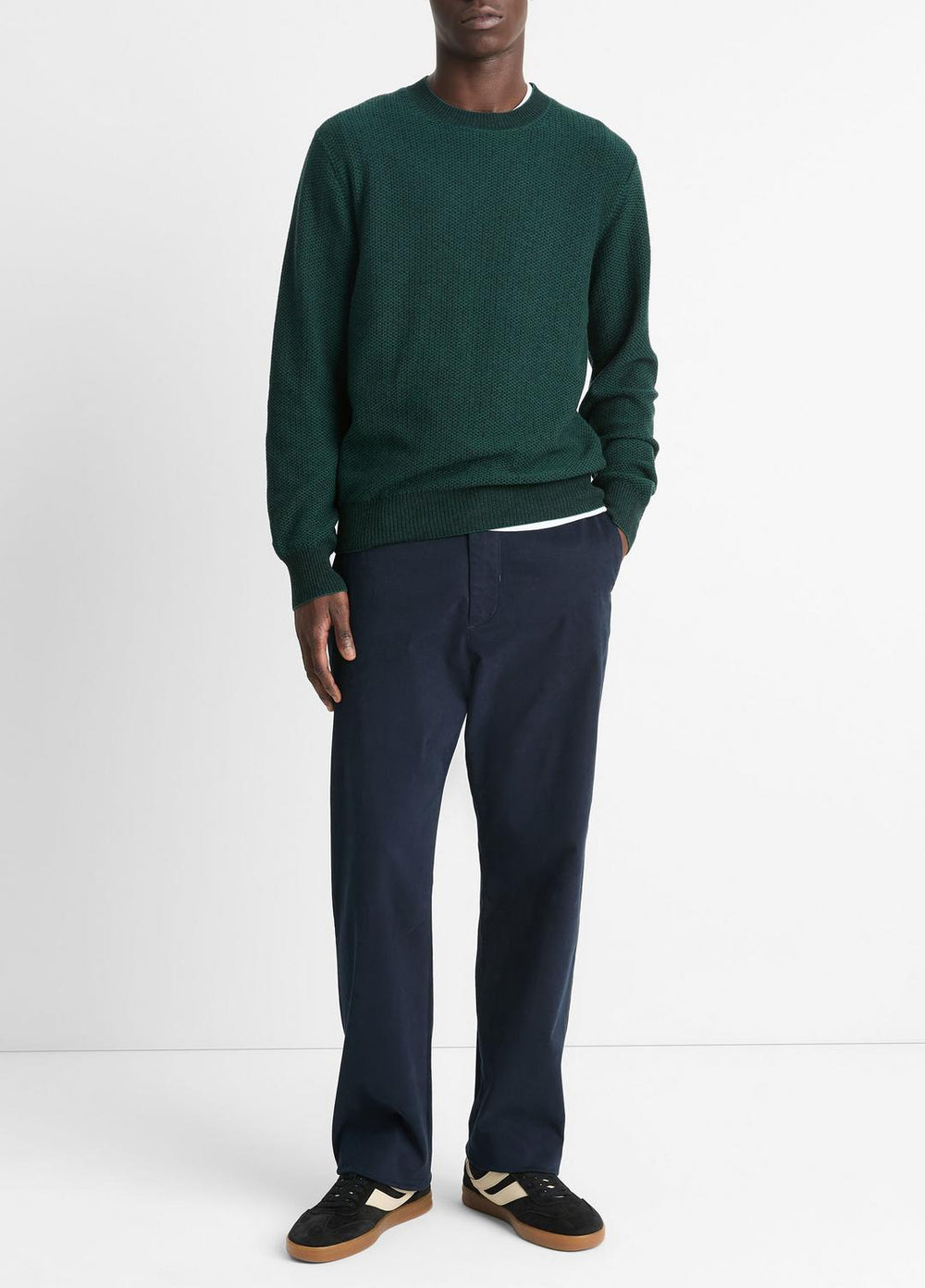 Louie Relaxed Stretch-Cotton Pant in Trousers - COASTAL BLUE