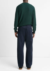Louie Relaxed Stretch-Cotton Pant in Trousers - COASTAL BLUE