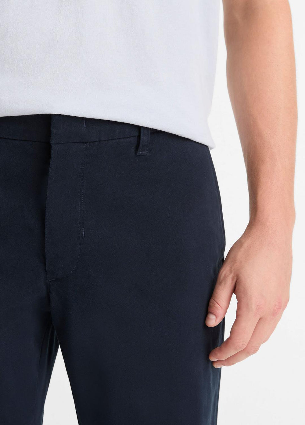 Dylan Slim Cotton Chino Pant in Trousers - COASTAL BLUE