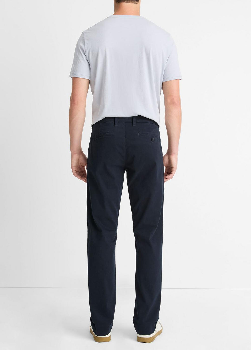 Dylan Slim Cotton Chino Pant in Trousers - COASTAL BLUE