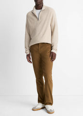 Dylan Slim 5-Pocket Peached Stretch-Cotton Pant in Trousers - LIGHT HIGHLANDS