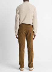 Dylan Slim 5-Pocket Peached Stretch-Cotton Pant in Trousers - LIGHT HIGHLANDS