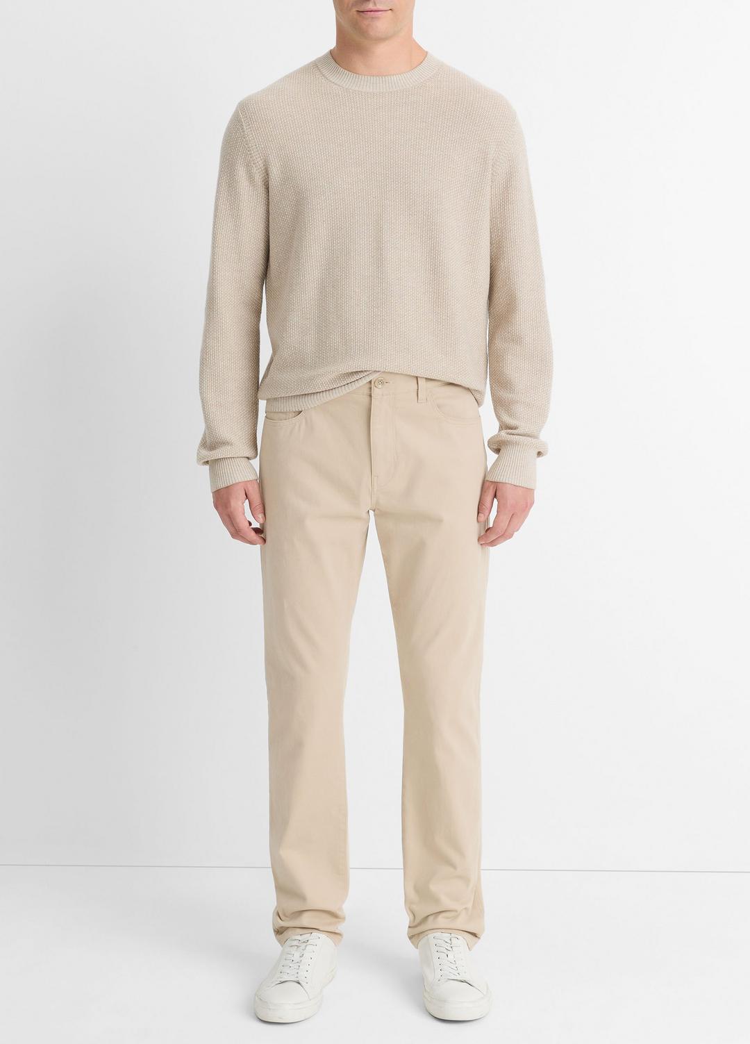 Dylan Slim 5-Pocket Peached Stretch-Cotton Pant in Trousers - CAHUENGA KHAKI