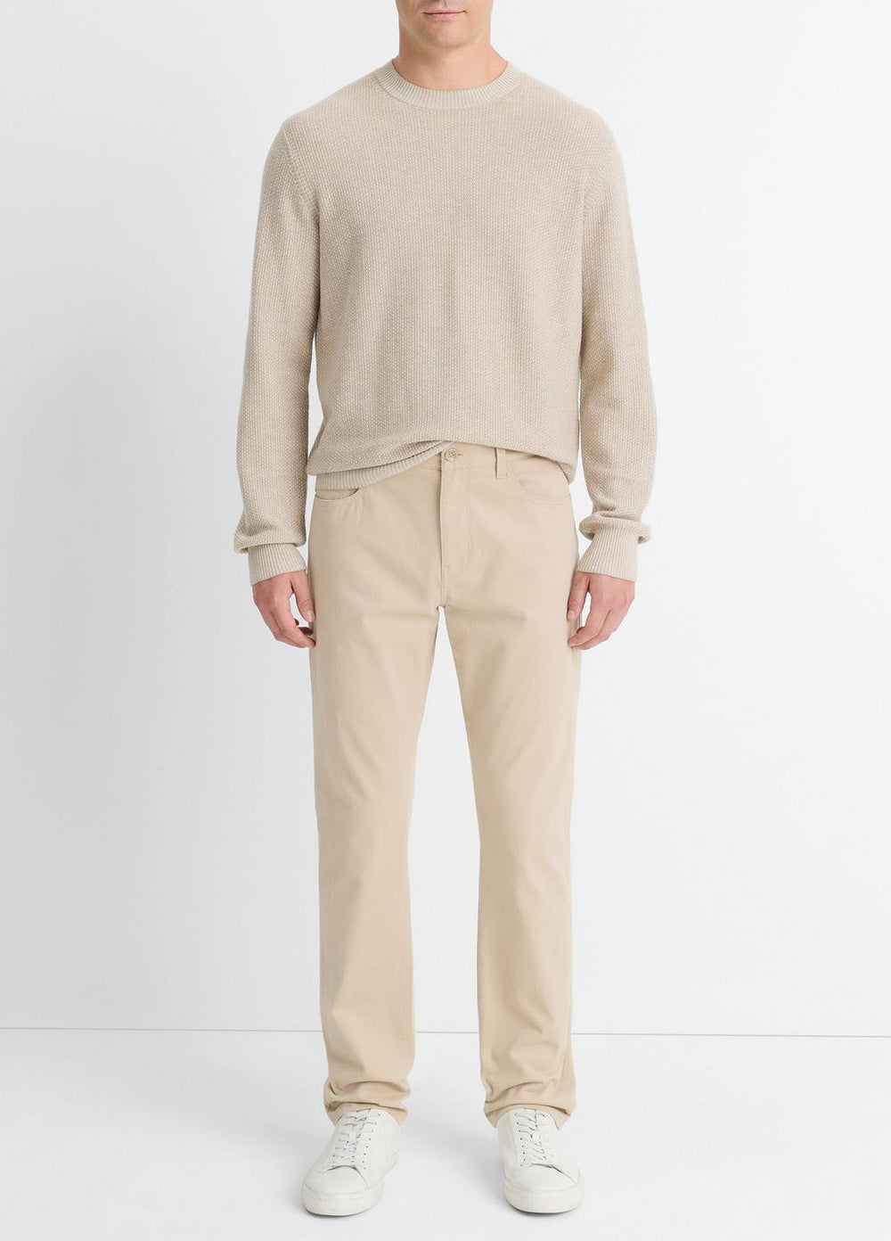 Dylan Slim 5-Pocket Peached Stretch-Cotton Pant in Trousers - CAHUENGA KHAKI