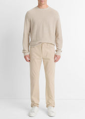 Dylan Slim 5-Pocket Peached Stretch-Cotton Pant in Trousers - CAHUENGA KHAKI