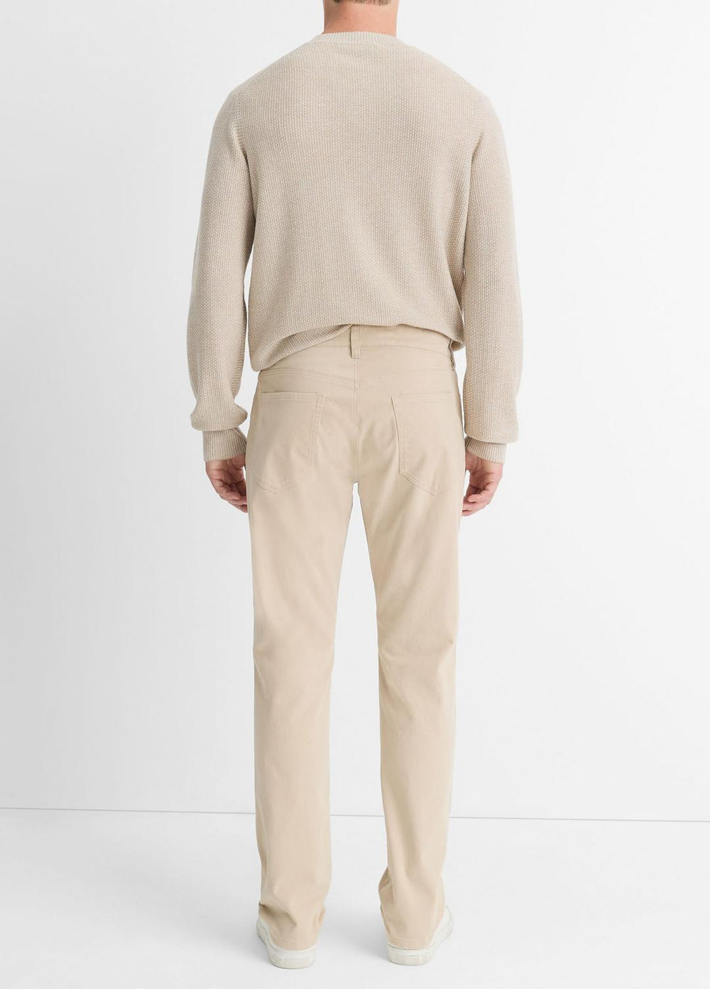Dylan Slim 5-Pocket Peached Stretch-Cotton Pant in Trousers - CAHUENGA KHAKI
