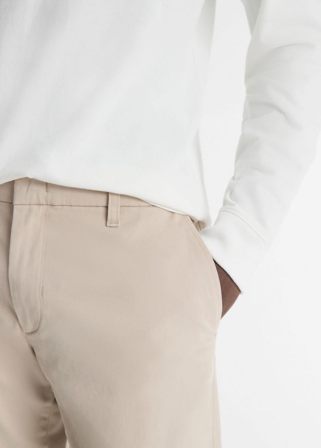 Dylan Slim Cotton Chino Pant in Trousers - CAHUENGA KHAKI
