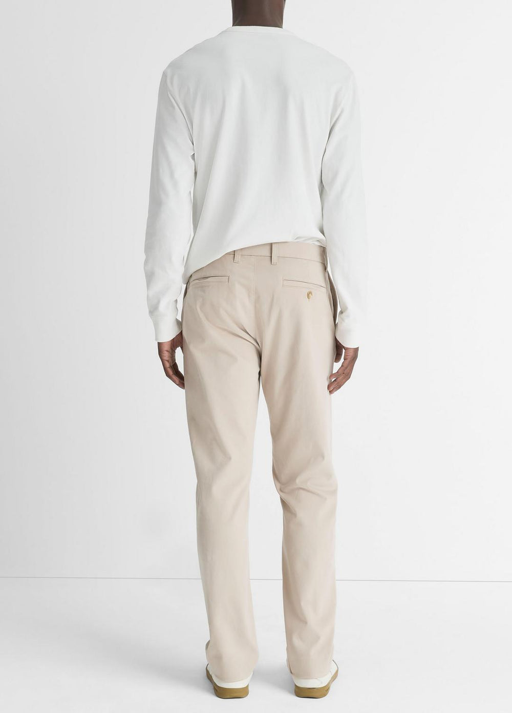 Dylan Slim Cotton Chino Pant in Trousers - CAHUENGA KHAKI